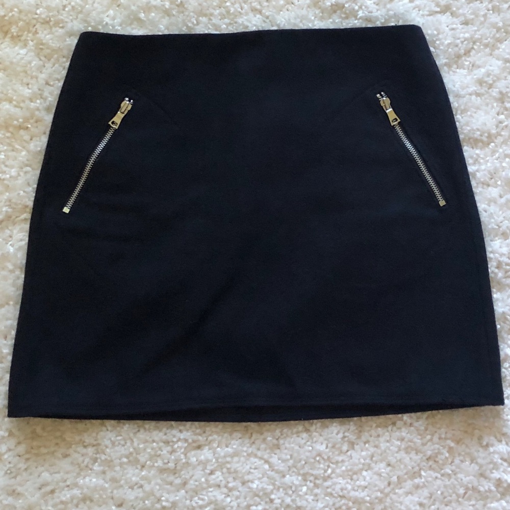Gap wool mini skirt with pockets